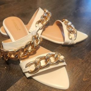 Beige scandals, size 9 from Shoe Dazzle